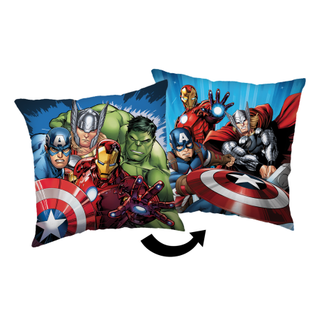Jerry Fabrics Dětský polštářek Avengers Heroes 03 40x40 cm
