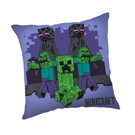 Jerry Fabrics Dětský polštářek Minecraft Mobs coming for you 40x40 cm