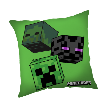 Jerry Fabrics Dětský polštářek Minecraft The Mobs 40x40 cm