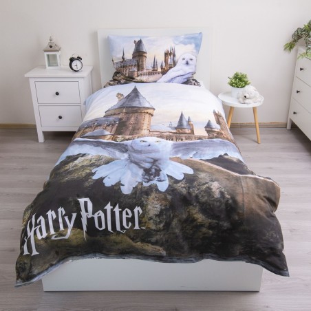 Jerry Fabrics Dětské povlečení Harry Potter Hedwig 02 140x200, 70x90 cm