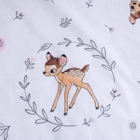 Jerry Fabrics Dětské povlečení do postýlky Bambi Beige baby 100x135, 40x60 cm