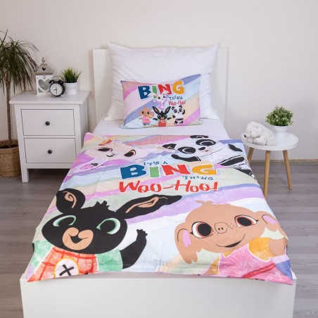 Jerry Fabrics Dětské povlečení do postýlky Králíček Bing It is a thing baby 100x135, 40x60 cm