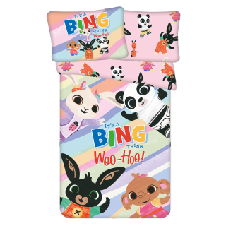 Jerry Fabrics Dětské povlečení do postýlky Králíček Bing It is a thing baby 100x135, 40x60 cm