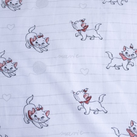 Jerry Fabrics Dětské povlečení do postýlky Marie Cat Bow baby 100x135, 40x60 cm