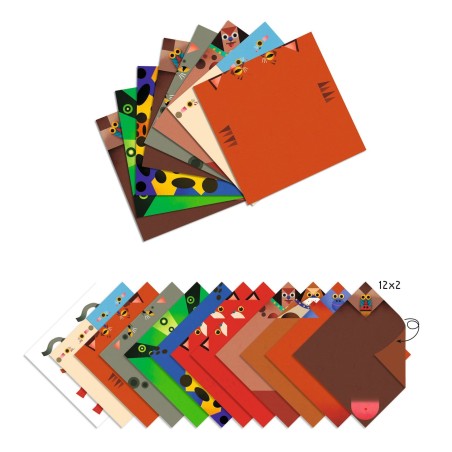 DJECO Origami vyskakovací zvířátka