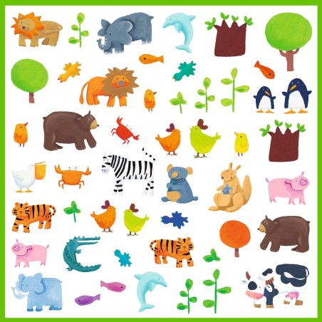 Djeco Samolepky ZOO