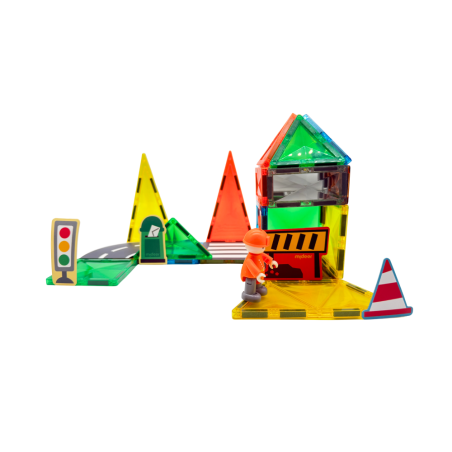 MiDeer Barevná magnetická stavebnice Hrdinové města 33 ks