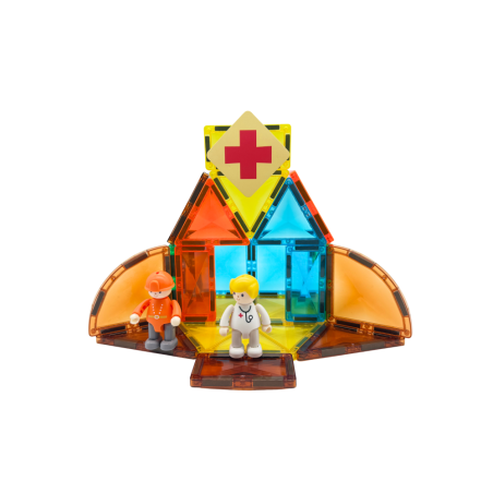 MiDeer Barevná magnetická stavebnice Hrdinové města 33 ks