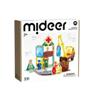 MiDeer Barevná magnetická stavebnice Hrdinové města 33 ks