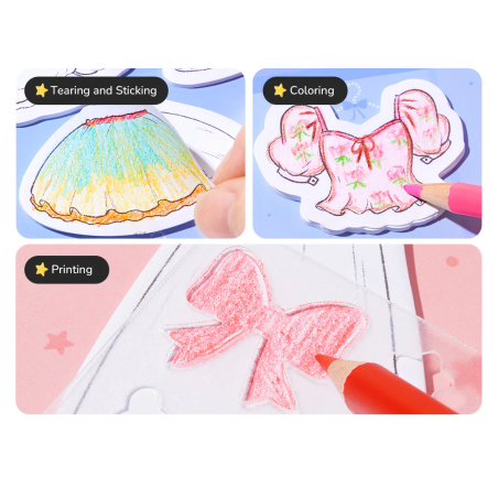 MiDeer Kreativní sada Oblékání panenek Na plese