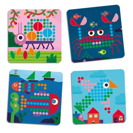 DJECO Eduludo Mozaika Mini Animo