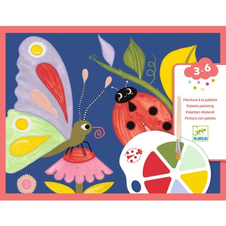 DJECO Malování s paletou Na louce