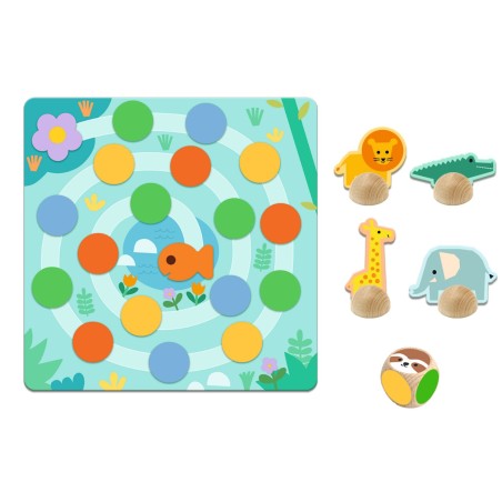 DJECO Sada 5 her Zvířata v savaně