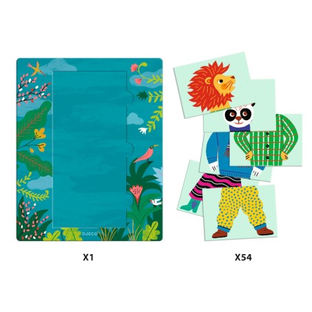 DJECO Eduludo Stolní hra Mix & Match Modanimo