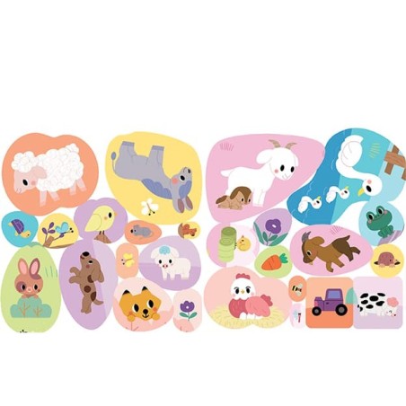 Jiri Models Samolepky pro nejmenší Zvířátka na farmě