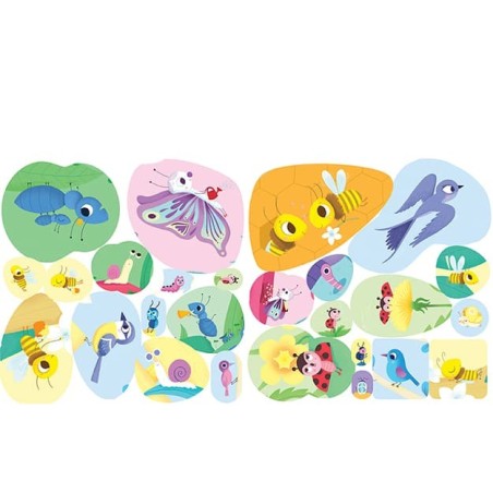 Jiri Models Samolepky pro nejmenší Zvířátka na zahradě