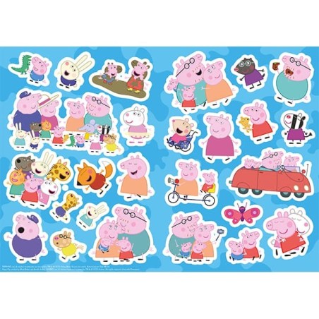 Jiri Models Omalovánky A4 se samolepkami Prasátko Peppa