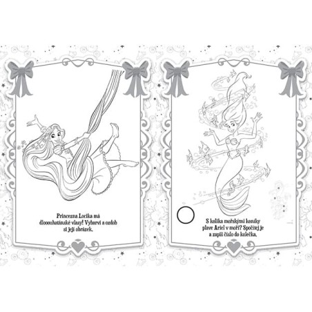 Jiri Models Omalovánky A4 se samolepkami Disney Princezny
