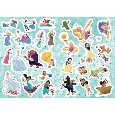 Jiri Models Omalovánky A4 se samolepkami Disney Princezny