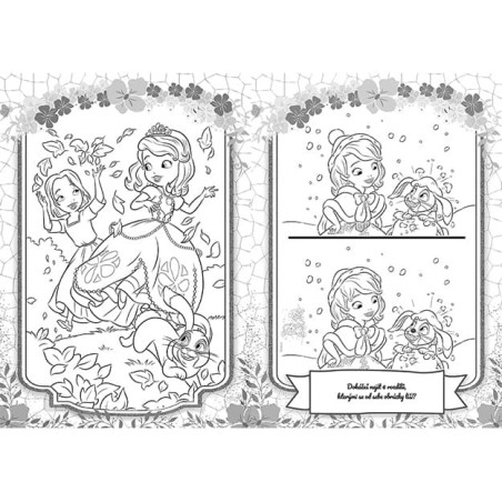 Jiri Models Omalovánky A4 se samolepkami Sofie První