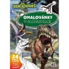 Jiri Models Omalovánky A4 se samolepkami Dinosauři