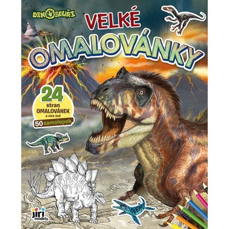 Jiri Models Velké omalovánky Dinosauři