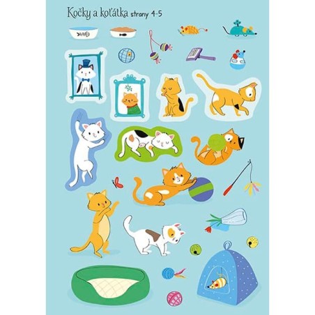 Jiri Models Moje první samolepkování Mazlíčci