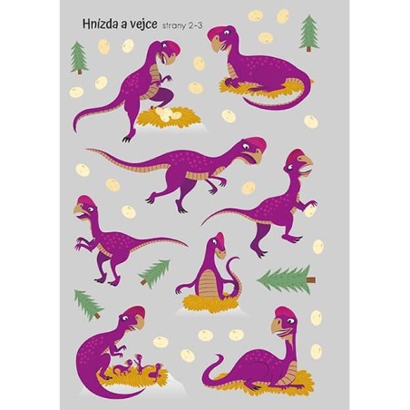Jiri Models Moje první samolepkování Dinosauři