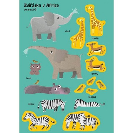 Jiri Models Moje první samolepkování Zvířatka