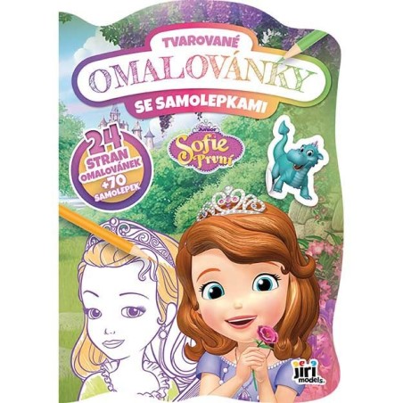 Jiri Models Tvarované omalovánky Sofie První