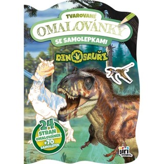 Jiri Models Tvarované omalovánky Dinosauři