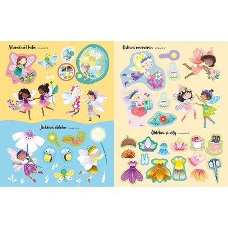 Jiri Models Samolepkový sešit Třpytivé víly