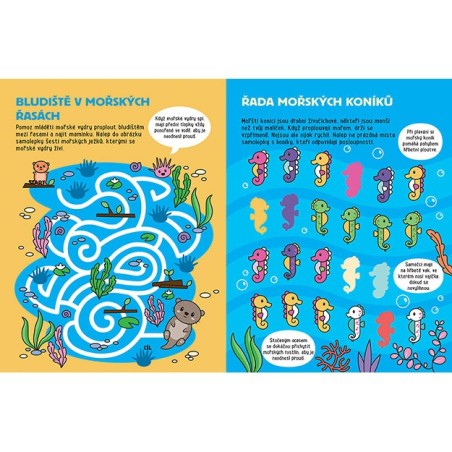 Jiri Models Svítící samolepky s aktivitami Oceán