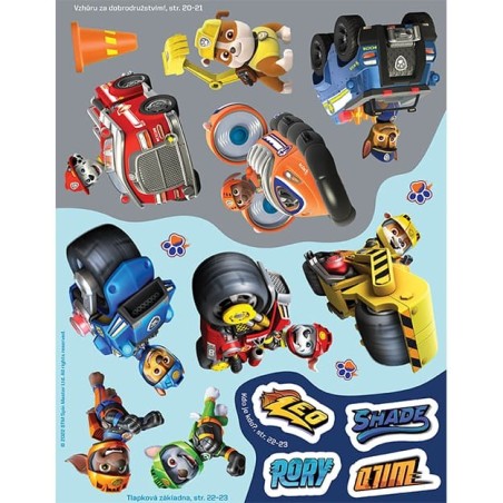 Jiri Models Velká samolepková knížka Dobrodružství s Tlapkovou patrolou