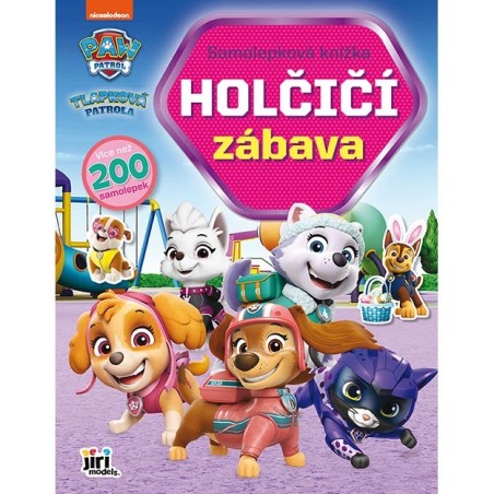 Jiri Models Velká samolepková knížka Zábava s Tlapkovou patrolou