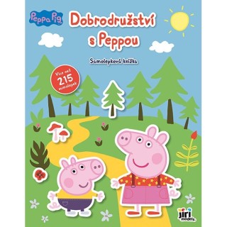 Jiri Models Velká samolepková knížka Dobrodružství s Peppou