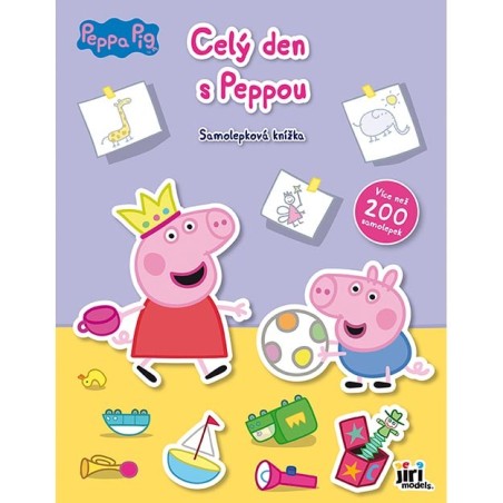 Jiri Models Velká samolepková knížka Celý den s Peppou