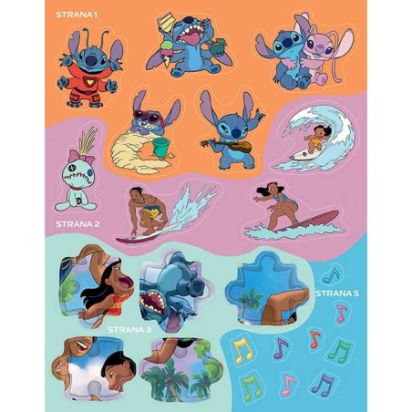 Jiri Models Zábava se samolepkami Lilo & Stitch