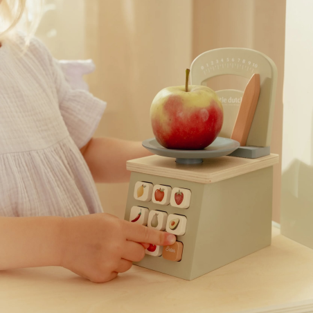 Little Dutch Dřevěná kuchyňská váha