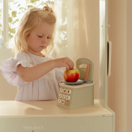 Little Dutch Dřevěná kuchyňská váha