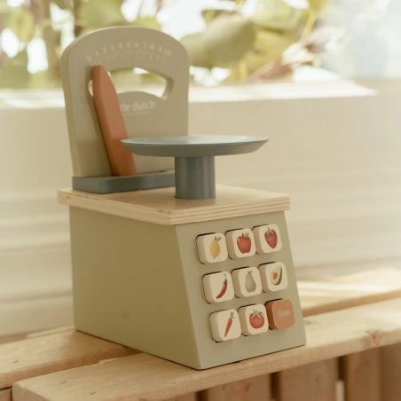 Little Dutch Dřevěná kuchyňská váha