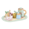 Little Dutch Dřevěný čajový set s květinovým potiskem