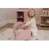 Little Dutch Dřevěná postýlka pro panenky s peřinkou Pink