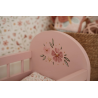 Little Dutch Dřevěná postýlka pro panenky s peřinkou Pink