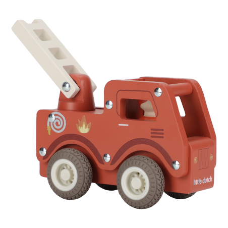 Little Dutch Dřevěný hasičské auto