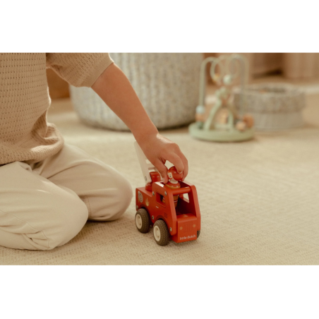 Little Dutch Dřevěný hasičské auto