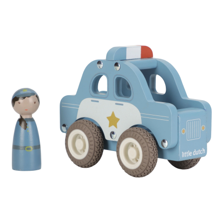Little Dutch Dřevěné policejní auto