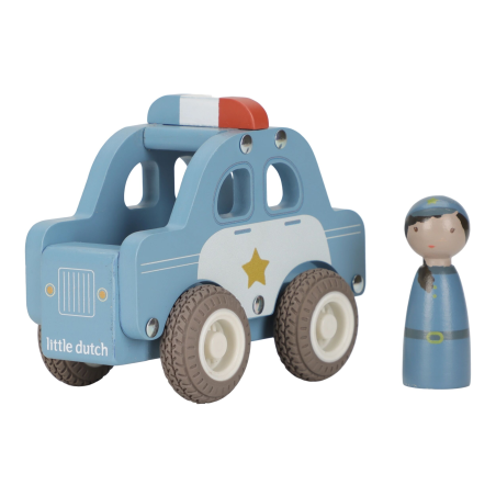 Little Dutch Dřevěné policejní auto