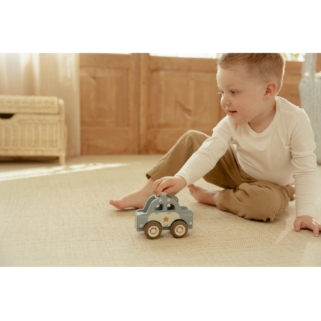 Little Dutch Dřevěné policejní auto