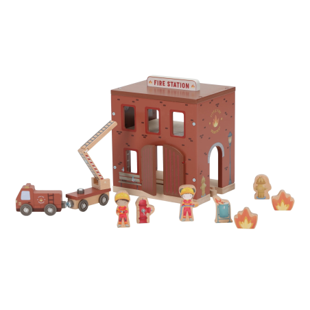 Little Dutch Dřevěná Hasičská stanice